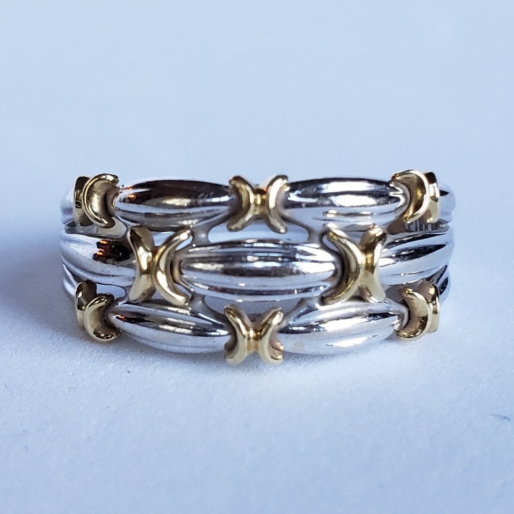 SOLD on Eby - 18k Two Tone Ring